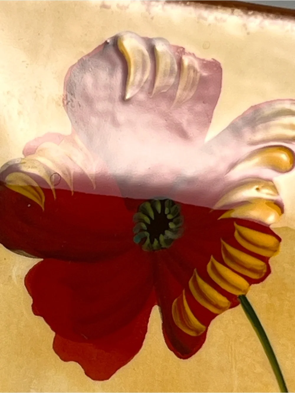 Pier 1 Poppies Earthenware Relish Side Serving Dish Kitchen Spoon Rest